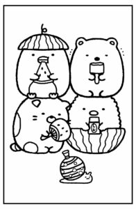 Desenho de Kawaii Desenho Colorir Imprimir 77