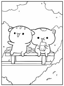 Desenho de Kawaii Desenho Colorir Imprimir 80