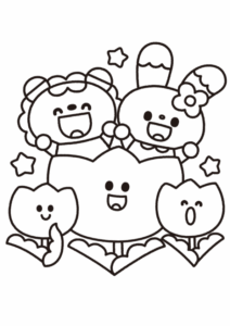 Desenho de Kawaii Desenho Colorir Imprimir 86