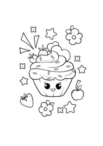 Desenho de Kawaii Desenho Colorir Imprimir 87