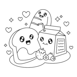 Desenho de Kawaii Desenho Colorir Imprimir 90