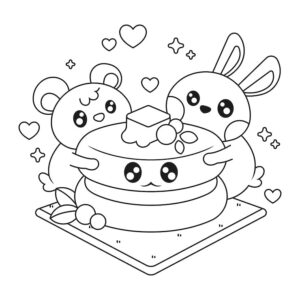 Desenho de Kawaii Desenho Colorir Imprimir 95