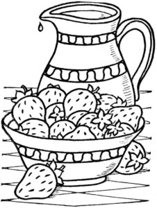 Desenho de Lindo Desenho De Morango Para Colorir 2 1