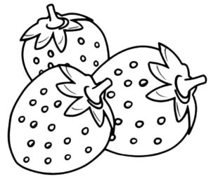 Desenho de Lindo Desenho De Morango Para Colorir 8