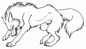 Desenho de Lobo Desenho Colorir Imprimir 19