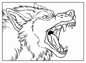 Desenho de Lobo Desenho Colorir Imprimir 20