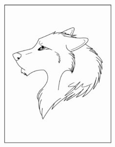 Desenho de Lobo Desenho Colorir Imprimir 32
