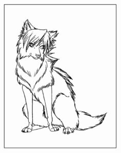 Desenho de Lobo Desenho Colorir Imprimir 38