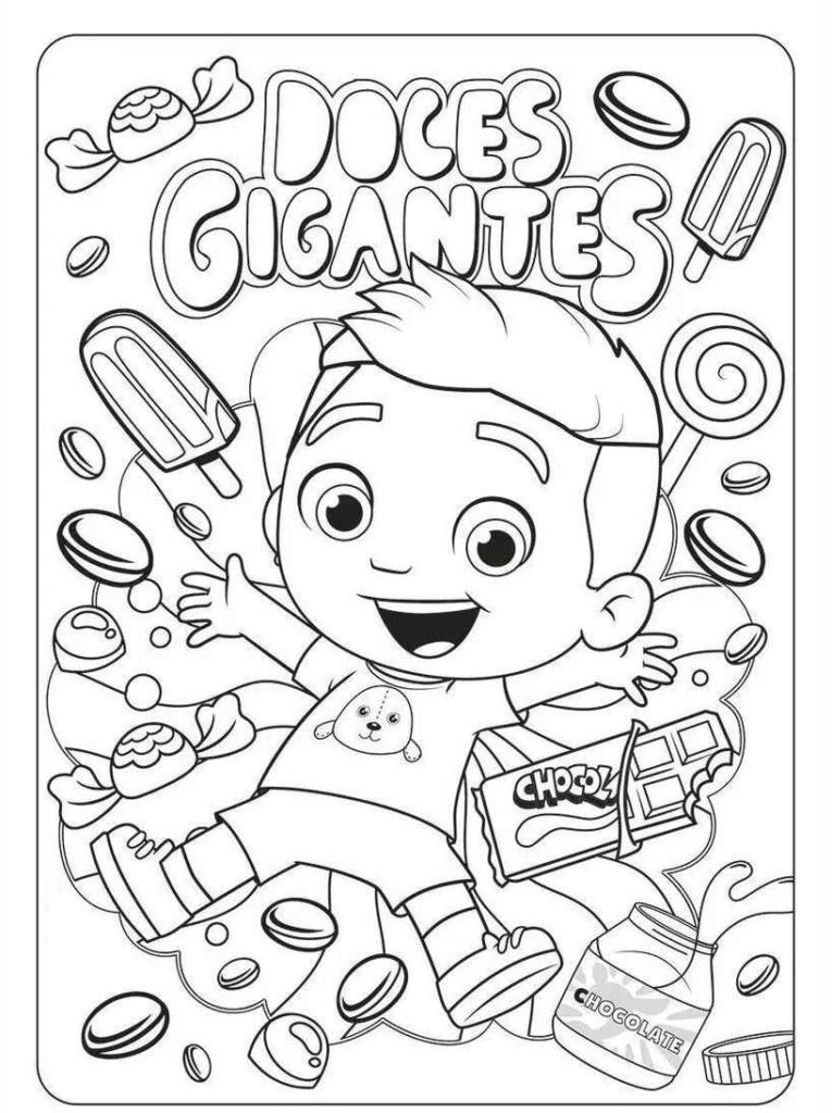 Desenhos do Luccas Neto para Imprimir e Colorir