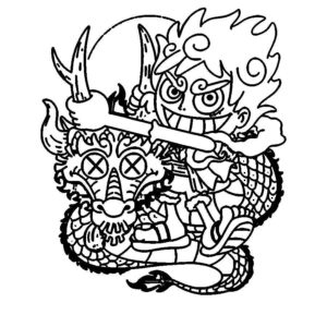 Desenho de Luffy Desenho Colorir Imprimir 12