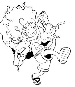 Desenho de Luffy Desenho Colorir Imprimir 13