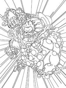 Desenho de Luffy Desenho Colorir Imprimir 14