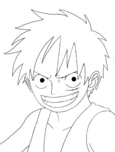 Desenho de Luffy Desenho Colorir Imprimir 20