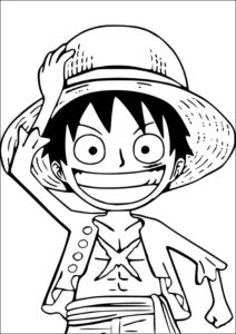Desenho de Luffy Desenho Colorir Imprimir 22