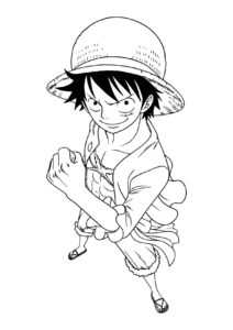 Desenho de Luffy Desenho Colorir Imprimir 26