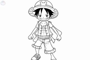 Desenho de Luffy Desenho Colorir Imprimir 28
