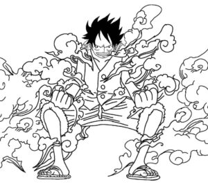 Desenho de Luffy Desenho Colorir Imprimir 31