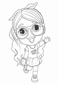 Desenho de Luluca Desenho Colorir Imprimir 4
