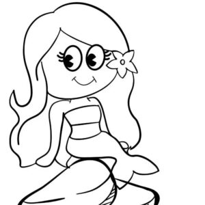 Desenho de Mae Da Agua Cartoon