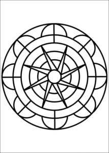 Desenho de Mandala Para Colorir 2