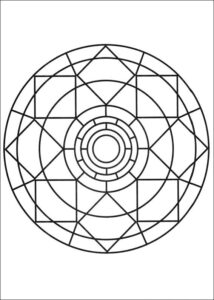 Desenho de Mandala Para Colorir 4