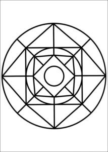 Desenho de Mandala Para Colorir Brasil