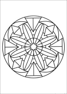 Desenho de Mandala Para Colorir Good