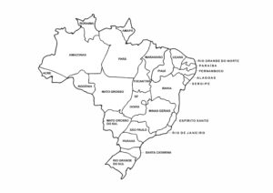 Desenho de Mapa Brasil Para Colorir 2 Scaled 1