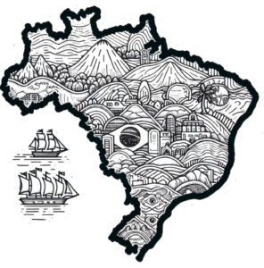 Desenho de Mapa Do Brasil Desenho Colorir Imprimir 05