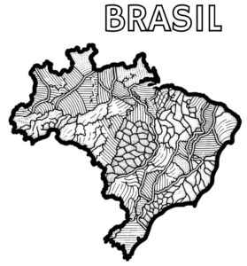 Desenho de Mapa Do Brasil Desenho Colorir Imprimir 06