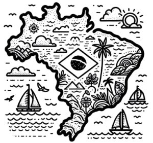 Desenho de Mapa Do Brasil Desenho Colorir Imprimir 09