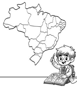 Desenho de Mapa Do Brasil Desenho Colorir Imprimir 14