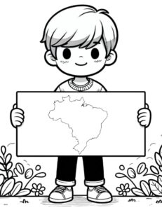 Desenho de Mapa Do Brasil Desenho Colorir Imprimir 15
