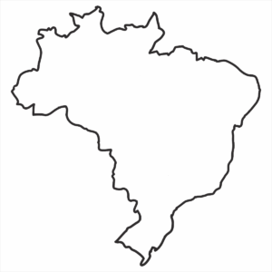 Desenho de Mapa Do Brasil Para Colorir