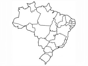 Desenho de Mapa Do Brasil Para Colorir 5 Transformed