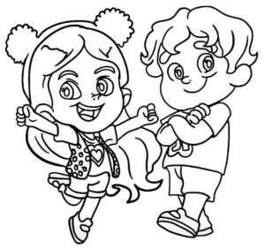 Desenho de Maria Clara E Jp Desenho Colorir Imprimir 04