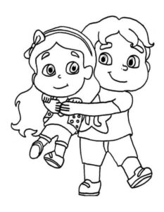 Desenho de Maria Clara E Jp Desenho Colorir Imprimir 05