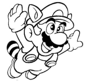 Desenho de Mario Bros Desenho Colorir Imprimir 01