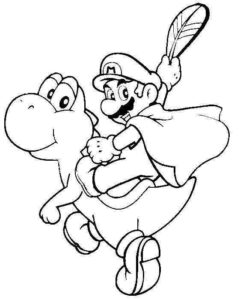 Desenho de Mario Bros Desenho Colorir Imprimir 04