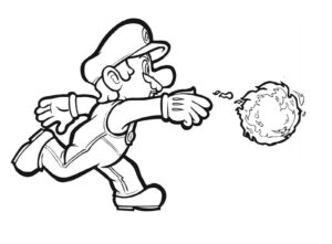 Desenho de Mario Bros Desenho Colorir Imprimir 09