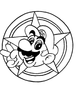 Desenho de Mario Bros Desenho Colorir Imprimir 14