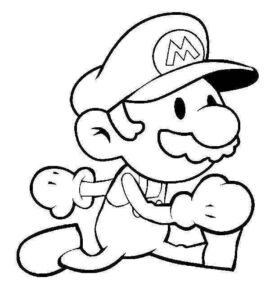 Desenho de Mario Bros Desenho Colorir Imprimir 17