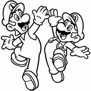 Desenho de Mario Bros Desenho Colorir Imprimir 20