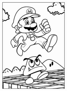 Desenho de Mario Bros Desenho Colorir Imprimir 23
