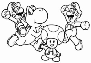 Desenho de Mario Bros Desenho Colorir Imprimir 25