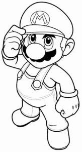 Desenho de Mario Bros Desenho Colorir Imprimir 26