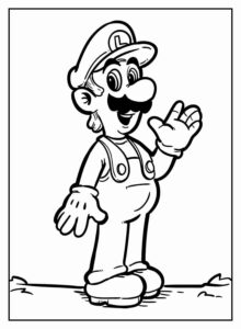 Desenho de Mario Bros Desenho Colorir Imprimir 29