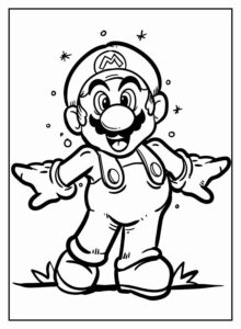 Desenho de Mario Bros Desenho Colorir Imprimir 30