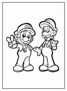Desenho de Mario Bros Desenho Colorir Imprimir 31