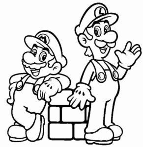 Desenho de Mario Bros Desenho Colorir Imprimir 32